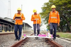 Track Geometri Trolly, Alat Modern Deteksi Kerusakan Rel Kereta