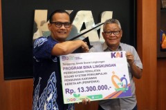 Apresiasi Pensiunan, KAI Daop 3 Cirebon Salurkan Bantuan ke Perpenka
