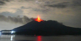 Gunung Sakurajima Meletus, Kolom Abu Capai 4,4 Kilometer