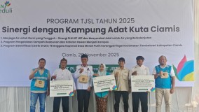 PLN Hadirkan Tiga Program TJSL di Kampung Adat Kuta Ciamis