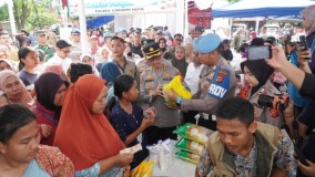 Gerakan Pangan Murah Jadi Upaya Polres Cirebon Kota Ringankan Beban Warga