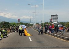 Kecelakaan di Flyover Pegambiran, Dua Pemudik Asal Tegal Meninggal Dunia