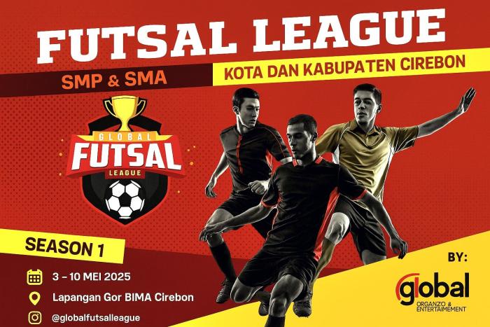 Global Futsal League Siap Panaskan GOR Bima Cirebon!
