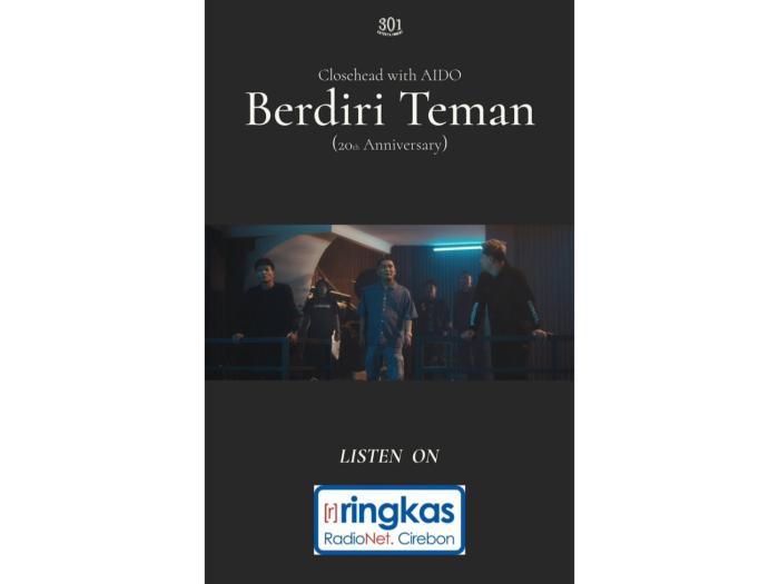 Closehead Rayakan 20 Tahun Lagu "Berdiri Teman" dengan Versi Terbaru