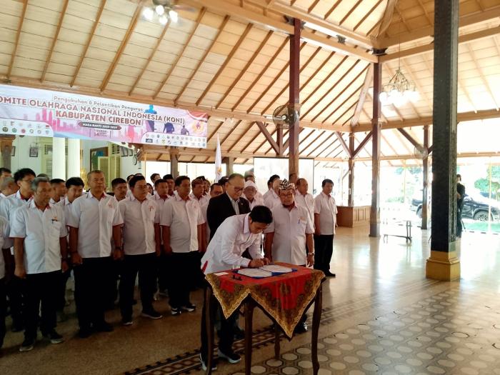 Agus ‘Jigus’ Kurniawan Pimpin KONI Kabupaten Cirebon, Targetkan Lompatan Prestasi