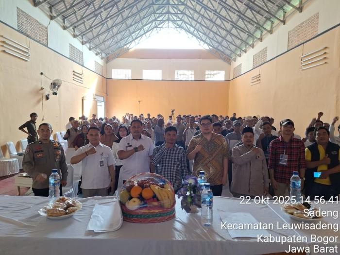 Program MBG Menyapa Warga Bogor, Dorong Percepatan Dapur Bergizi di Desa Leuwisadeng