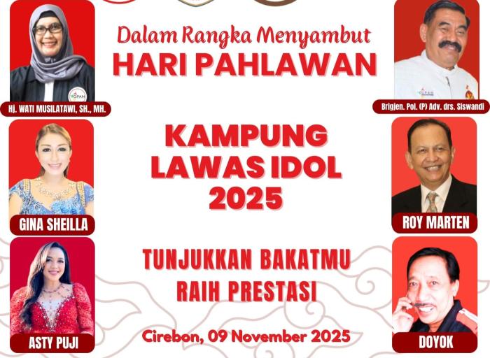 Kampung Lawas Idol 2025, Upaya GPAN Ajak Anak Muda Jauhi Narkoba