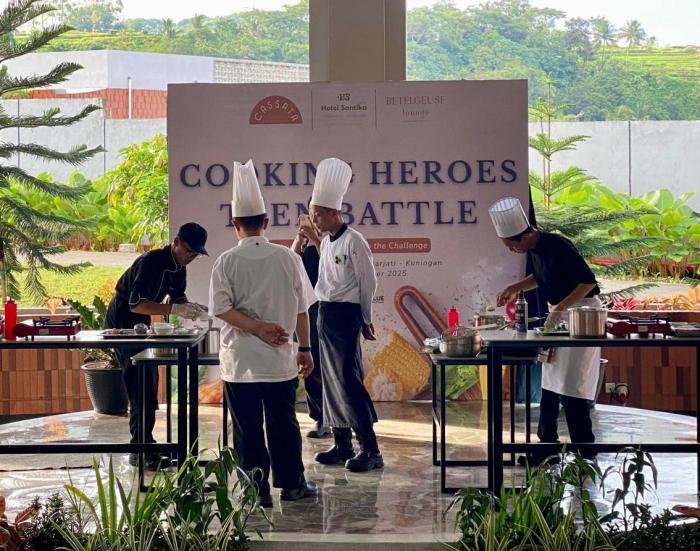 “Cooking Heroes: Teen Battle”, Cara Santika Premiere Linggarjati Fasilitasi Remaja Belajar Masak