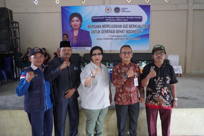 Irma Suryani Ajak Warga Muara Enim Dukung Program Makan Bergizi Gratis