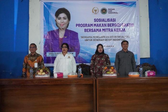 DPR dan BGN Dorong Gotong Royong Atasi Tantangan Gizi di Desa Tanjung Makmur, OKU