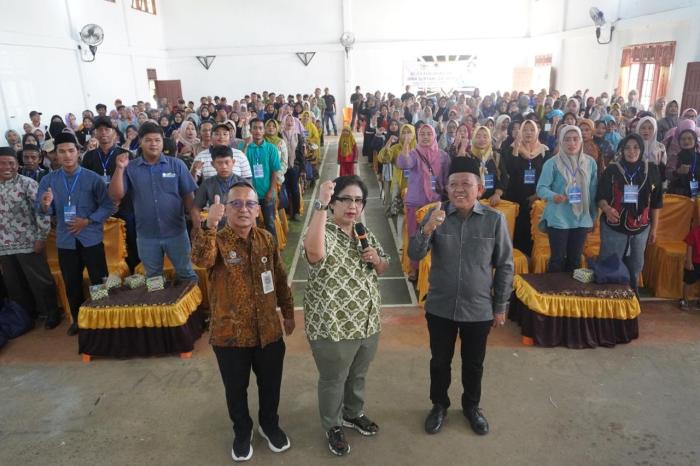 Program Makan Bergizi Gratis Dikenalkan di Desa Marta Jaya, OKU