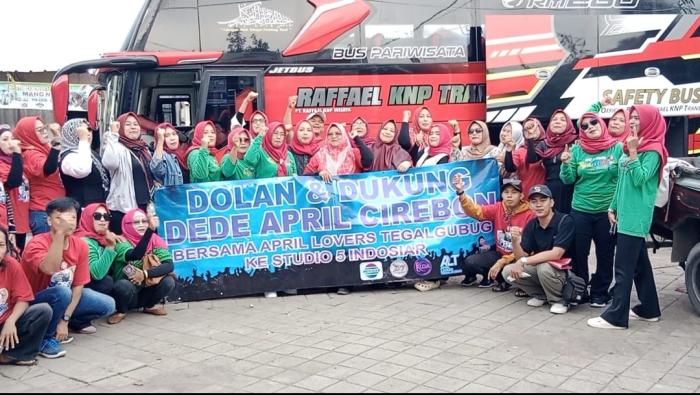 April Lovers Tegalgubug Siap ke Jakarta Dukung April di Top 3 D’Academy 7