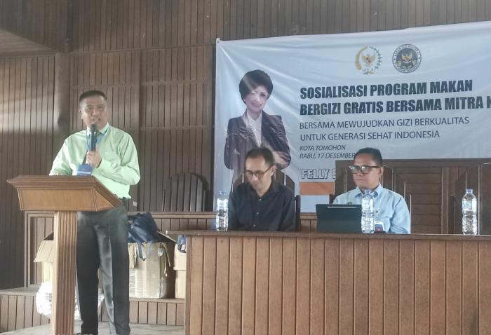 Program Makan Bergizi Gratis Libatkan Tokoh Keagamaan di Tomohon