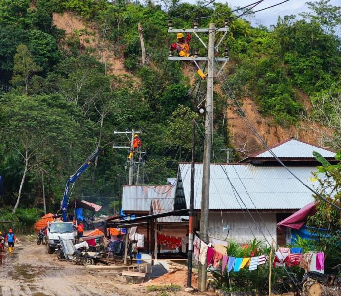Sistem Kelistrikan Aceh Pulih, PLN Lanjutkan Pemulihan Distribusi ke Masyarakat