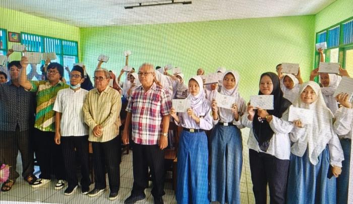 Pelajar SMK TKME Kota Cirebon Ikuti Sosialisasi Empat Pilar Kebangsaan