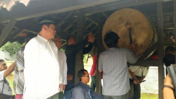 Dentuman Bedug Samogiri Tandai Datangnya Ramadan di Keraton Kasepuhan