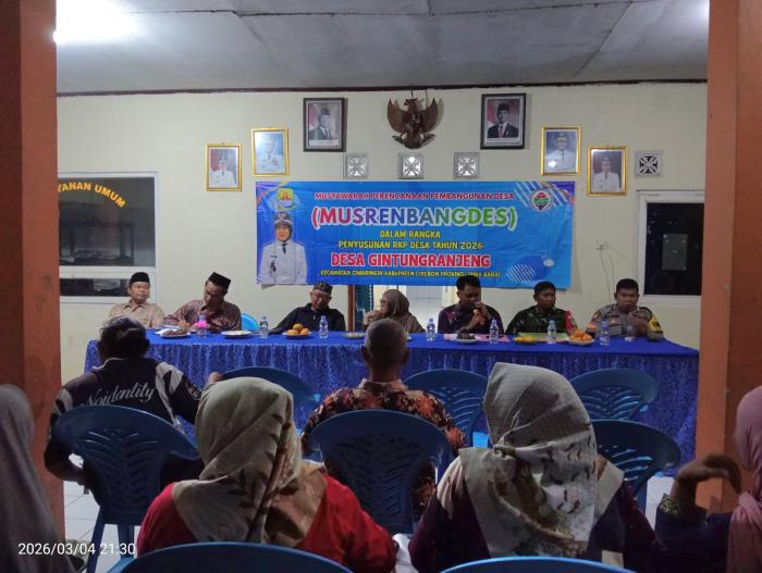 Musrenbangdes Gintungranjeng Bahas Prioritas Pembangunan Desa 2026