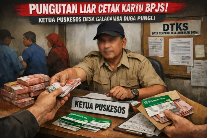 Oknum Ketua Puskesos Galagamba Diduga Pungli Cetak Kartu BPJS