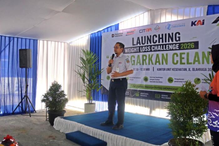 Program Weight Loss Challenge di KAI Daop 3 Cirebon Berlangsung Delapan Minggu
