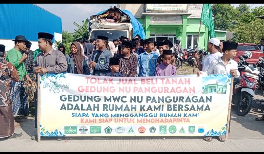 Warga NU Panguragan Gelar Aksi Tolak Dugaan Penjualan Tanah Gedung MWC