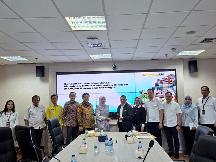 Percepat Pembangunan Daerah, DPRD Kabupaten Cirebon Koordinasi dengan Kementerian PU