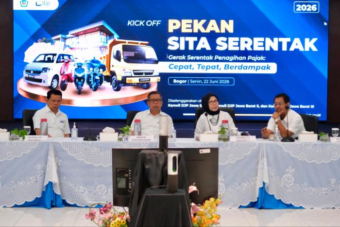 Tiga Kanwil DJP di Jawa Barat Sita 288 Aset Penunggak Pajak Senilai Rp54 Miliar