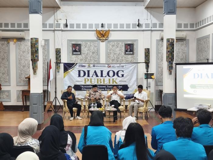 SMSI Kota Cirebon Libatkan BI dan OJK Bahas Peluang Kemandirian Ekonomi